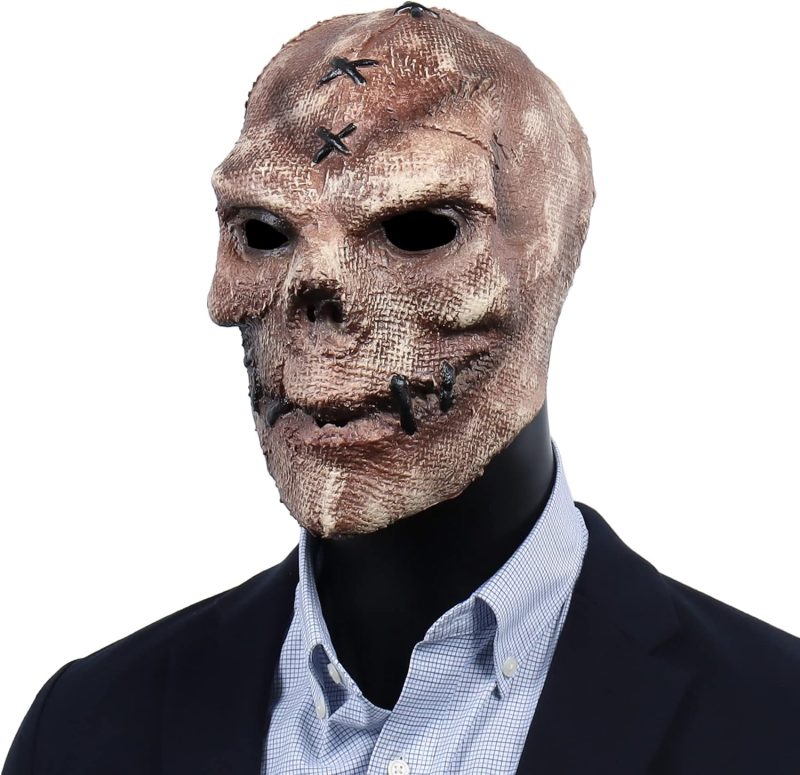 Creepy Full Head Skull Mask Halloween Scary Latex Helmet For Cosplay Party Props - Image 3