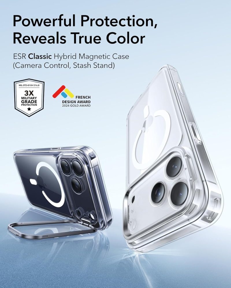 PRO ESR for iPhone 17 Pro Max Case with Stash Stand Camera Control... - Image 2