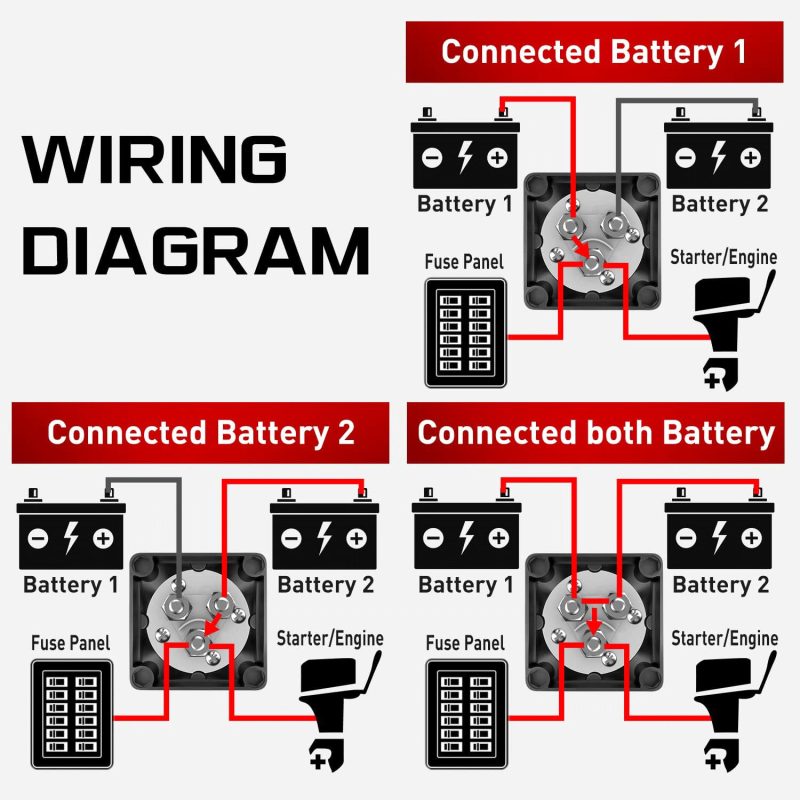 Nilight 1-2-Both-Off Battery Switch - Image 3