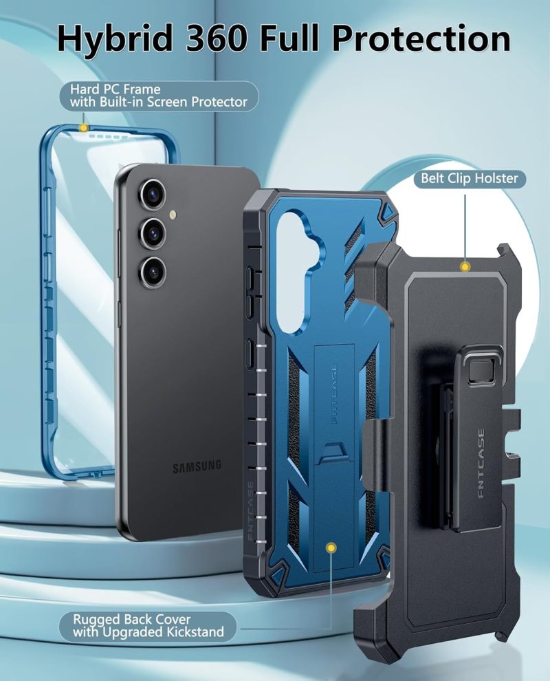FNTCASE Hybrid Protective Case for Galaxy S24 - Image 4