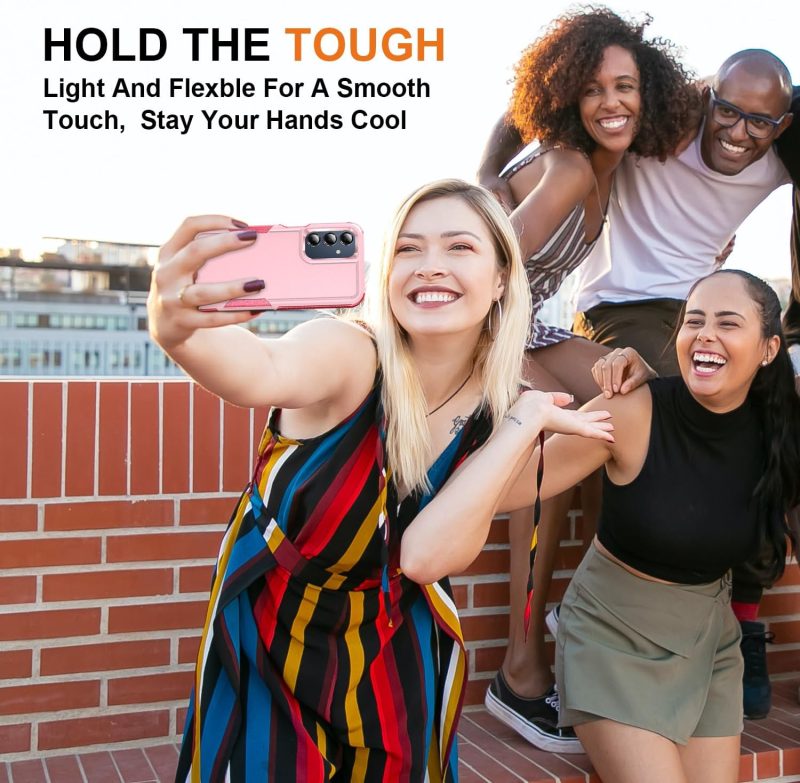 A16 Hybrid Protective Case for Galaxy A16 5G - Pink - Image 6