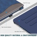 S10 Fintie Case for Samsung Galaxy Tab S10 Lite/ S10 FE/ S9 FE 5G 10.9 Inch/Tab S9 11 Inch with S Pen Holder Multi-Angle Viewing Protective Cover with Pocket Auto Sleep/Wake Denim Indigo - Image 5