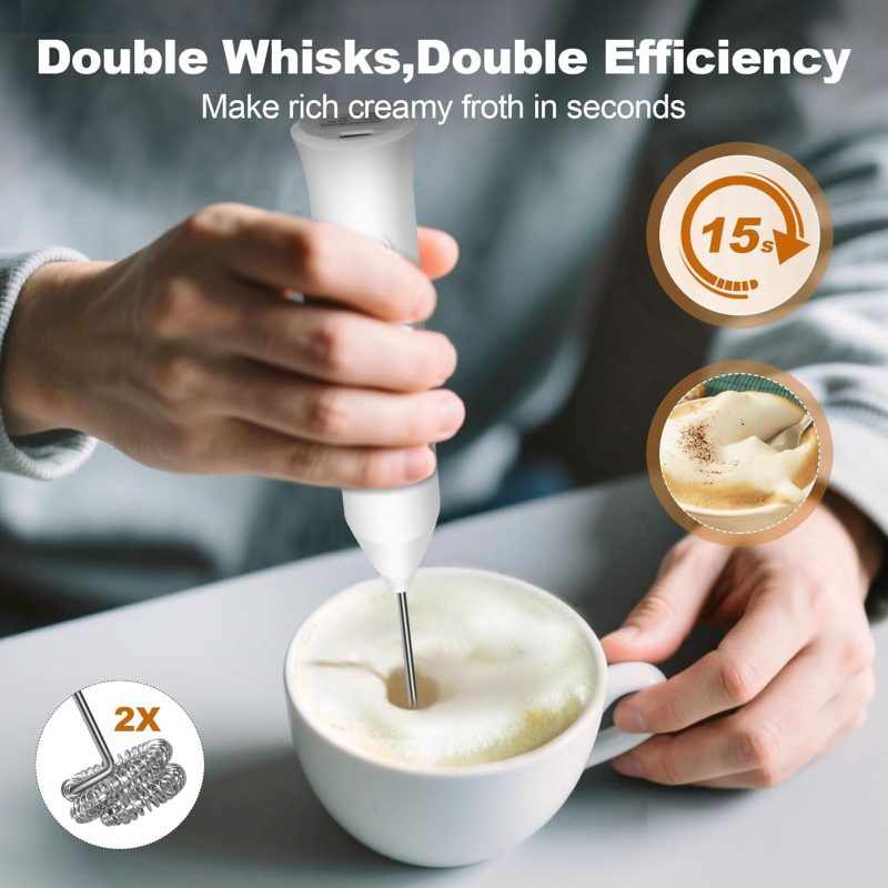 Rechargeable Milk Frother Handheld - Image 4
