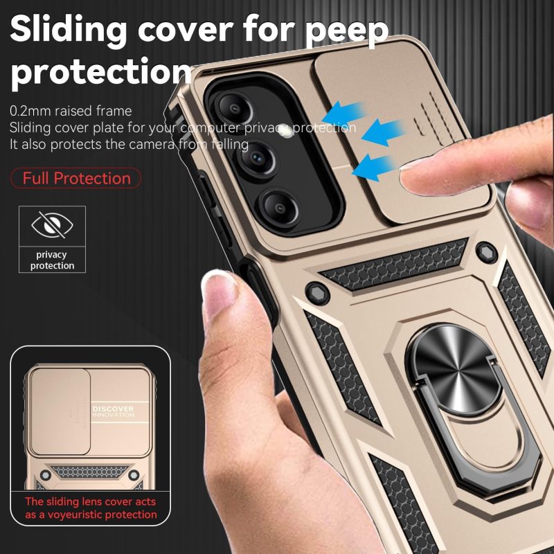 A15 Hybrid Protective Case for Galaxy A15 5G - Gold - Image 5