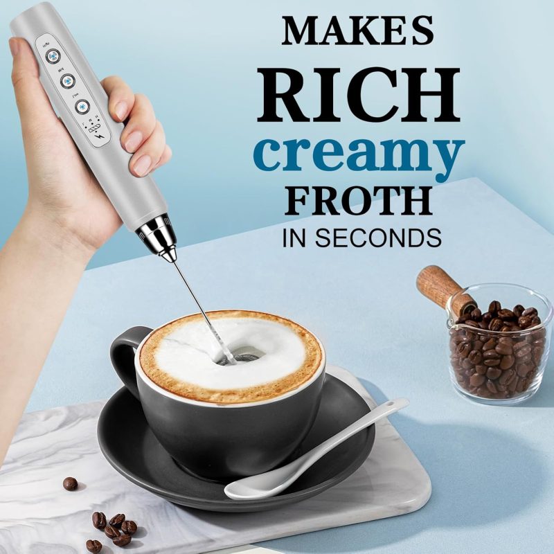 Milk Frother Handheld For Coffee - Image 5