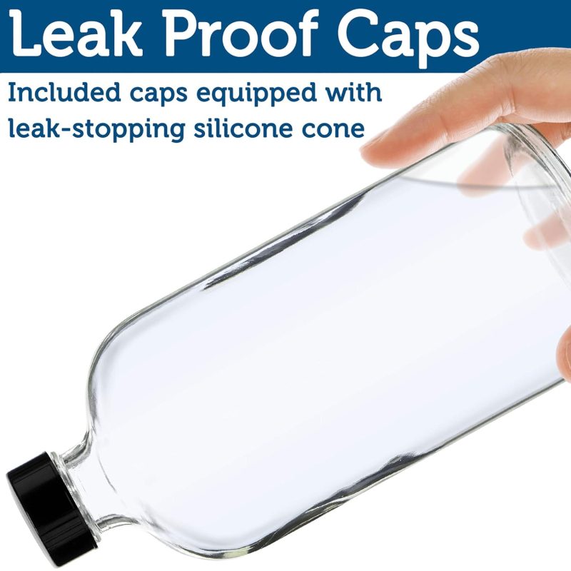 Sally'S Organics® Empty Clear Glass Spray Bottles - Refillable 16 Oz Containers For Essential Oils - Image 4