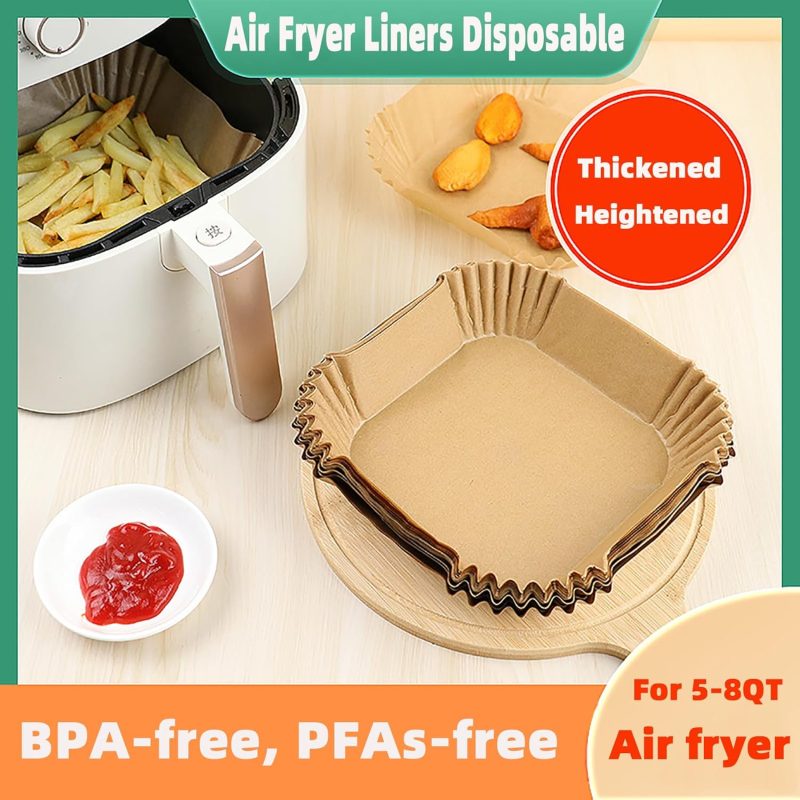 200Pcs Air Fryer Liners Disposable - Image 3