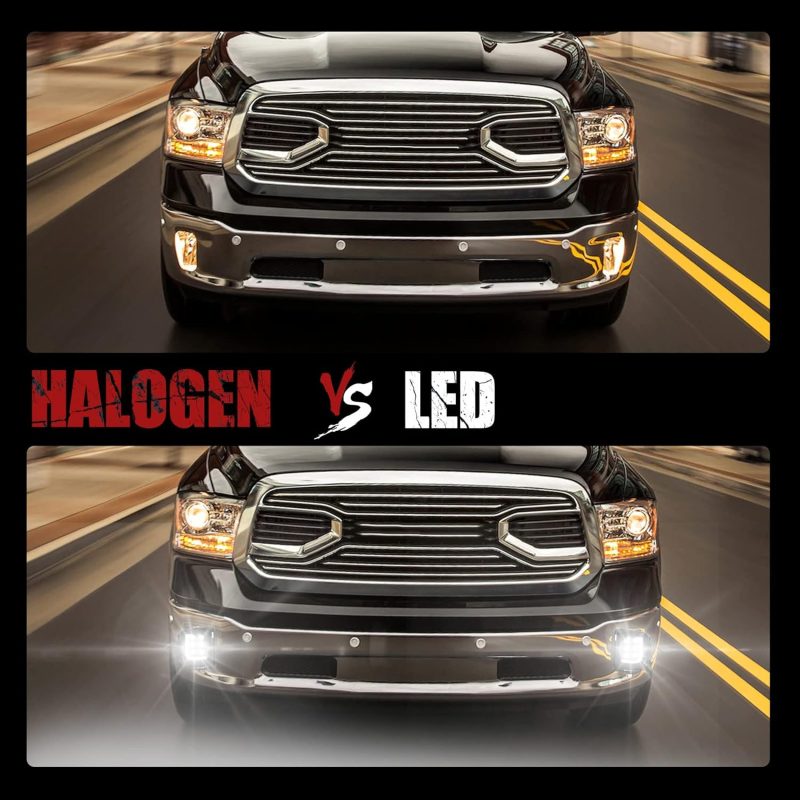 Bunker Indust Dodge Ram Led Fog Light With Daytime Running Light Set - Image 2