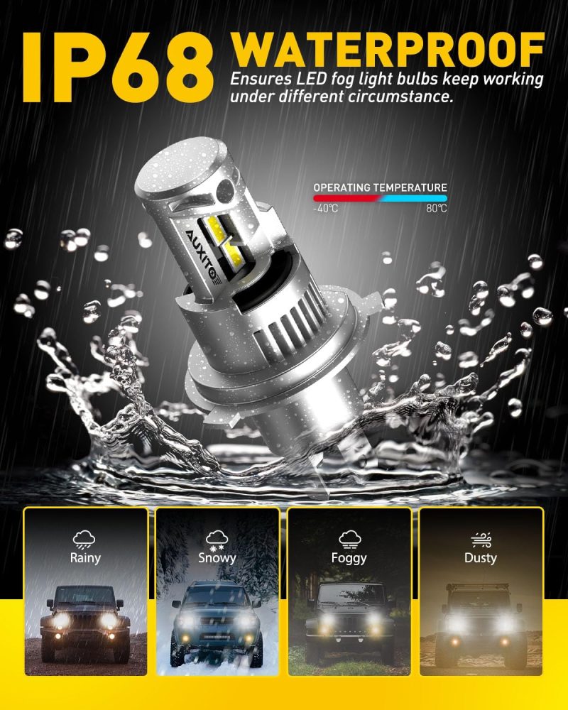 Auxito New Upgraded H4 Bulbs - Image 4