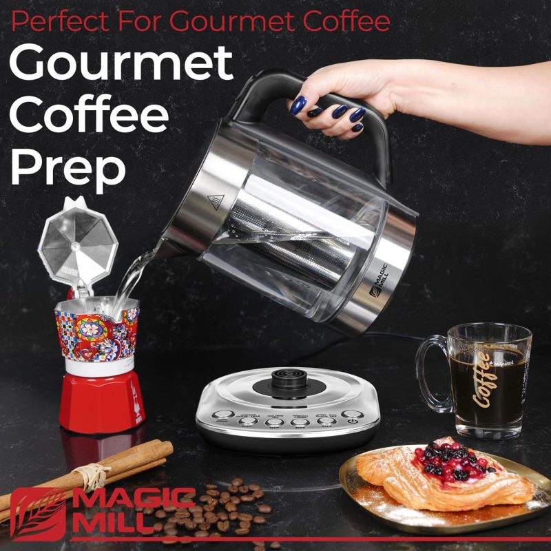 Magic Mill Pro Electric Kettle With Tea Infuser And Temperature Control - Keep Warm Function - Image 6