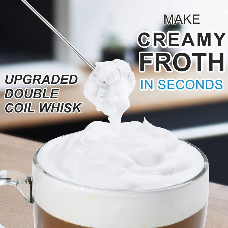 Powerful Milk Frother With Double Whisk - Image 3