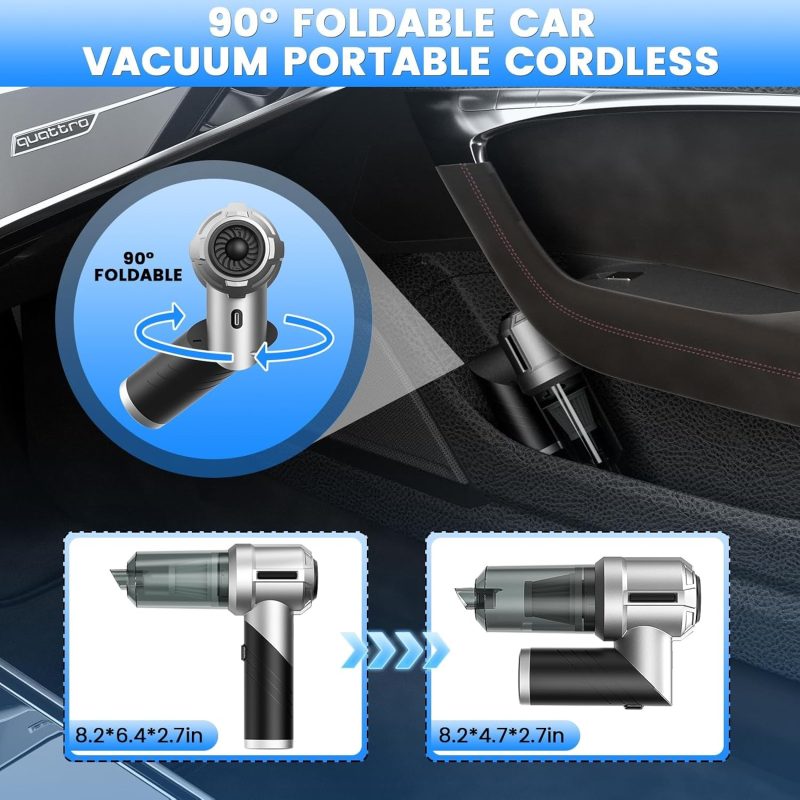 Arify Pro Car Vacuum Portable Cordless With 18000Pa Super Suction - Image 5