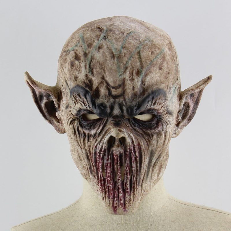 Scary Halloween Mask Terror Ghost Devil Mask Dance Party Scary Biochemical Alien Zombie Caps Mask - Image 3