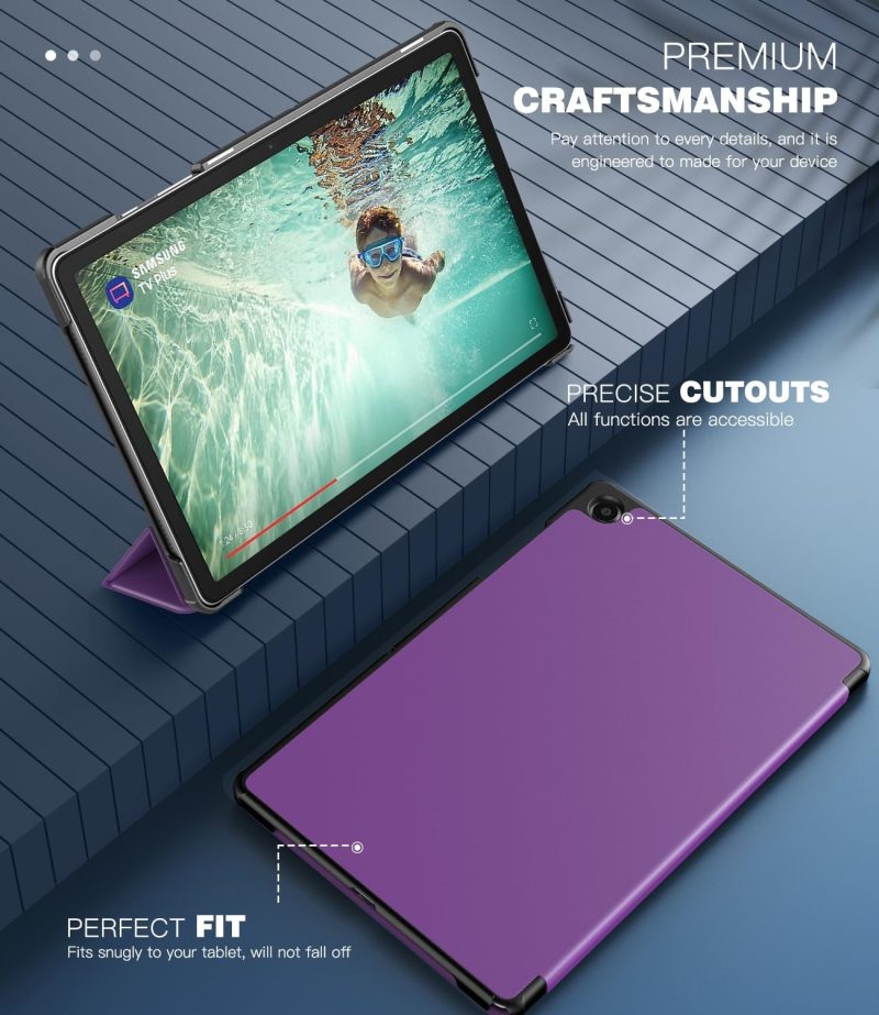 2023 TiMOVO Case for Samsung Galaxy Tab A9+/A9 Plus 11 Inch 2023 Slim Lightweight Stand Hard Back Shell Protective Cover for Galaxy Tab A9+ Tablet SM-X210/X216/X218 Auto Wake/Sleep Deep Purple - Image 4