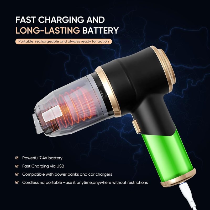 Thomasworth Handheld Vacuum Cleaner For Car With Strong 15000Pa Suction - Image 6