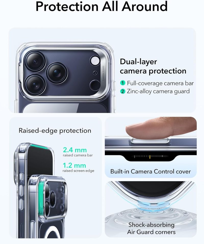 PRO ESR for iPhone 17 Pro Max Case with Stash Stand Camera Control... - Image 3