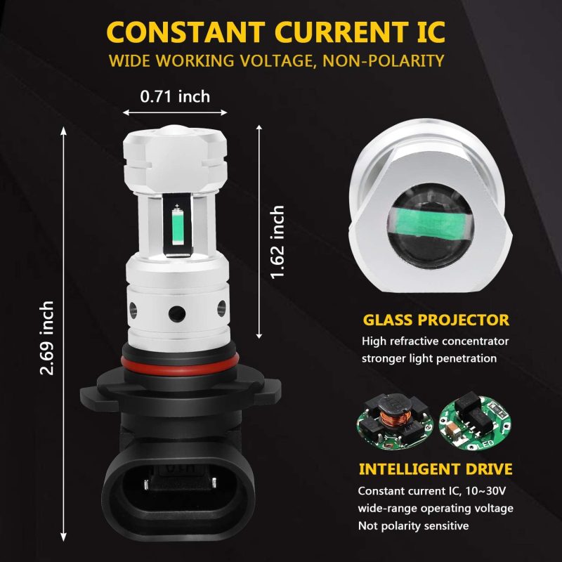 Phinlion H10 Ice Blue Led Fog Light Bulbs - Image 4