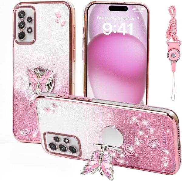 A72 Hybrid Protective Case for Galaxy A72 4G - Pink
