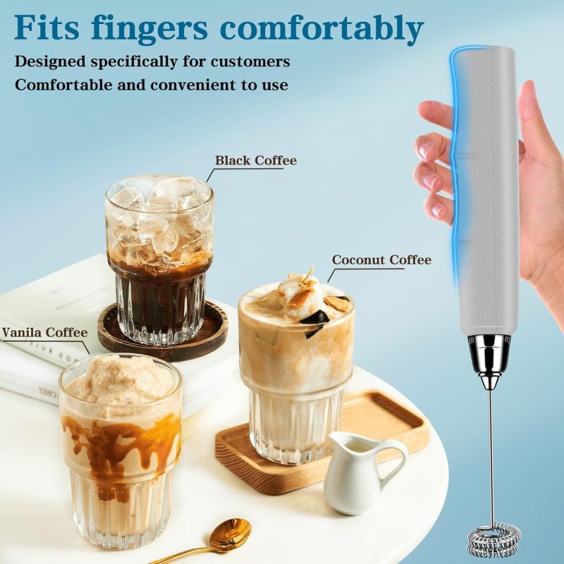 Milk Frother Handheld For Coffee - Image 4