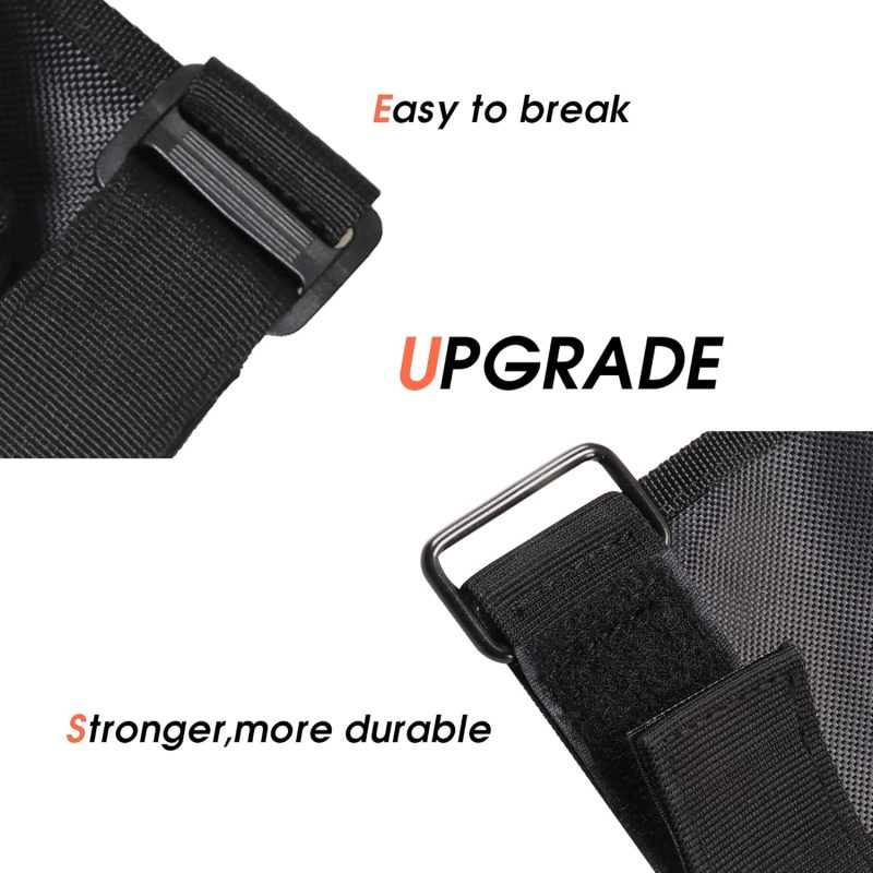 Handles Grab Roll Bar Grab Handles Grip Handle For Jeep Wrangler Accessories Tj Jk Jl Gladiator Jt Utv Atv - Upgrade Metal Buckle - Image 3