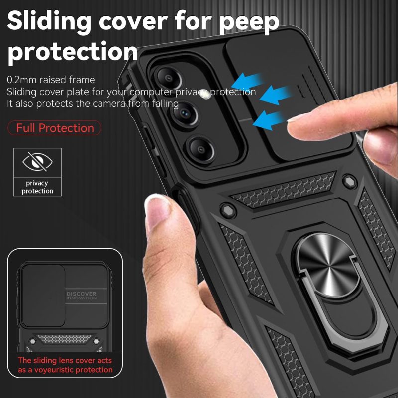 A15 Hybrid Protective Case for Galaxy A15 5G - Black - Image 5