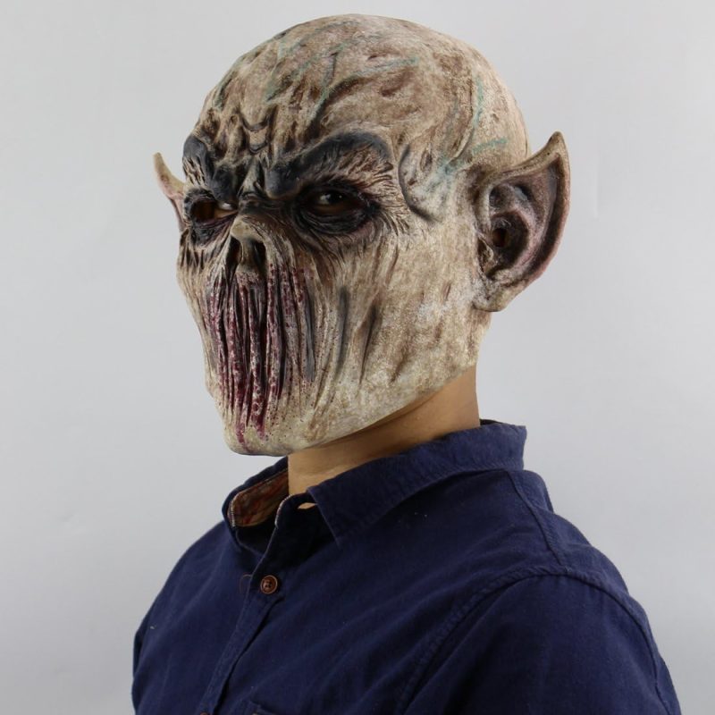 Scary Halloween Mask Terror Ghost Devil Mask Dance Party Scary Biochemical Alien Zombie Caps Mask - Image 5