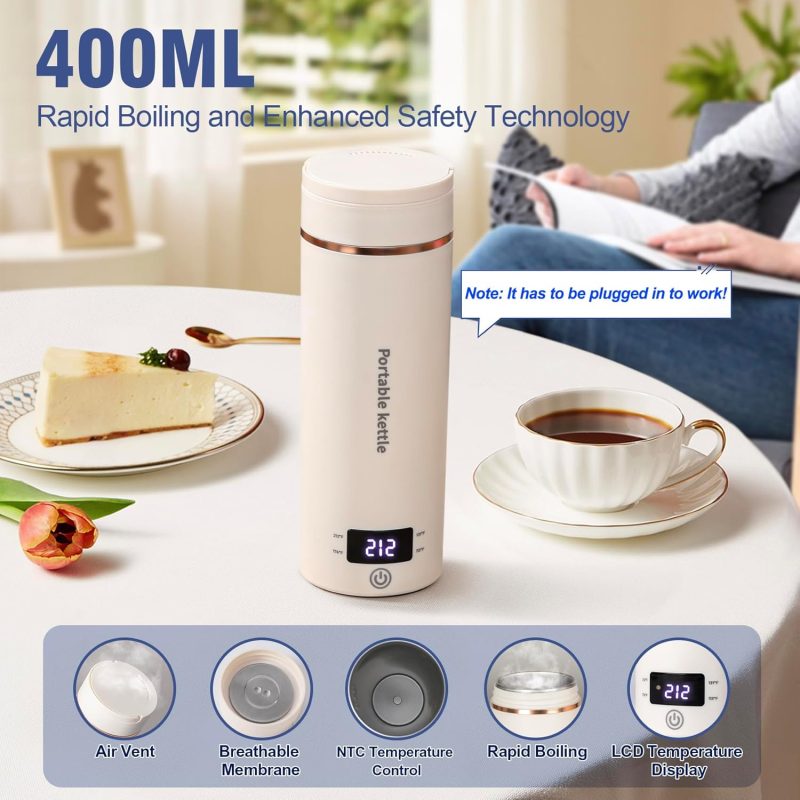 Travel Electric Kettle Portable Mini Kettle - Image 3