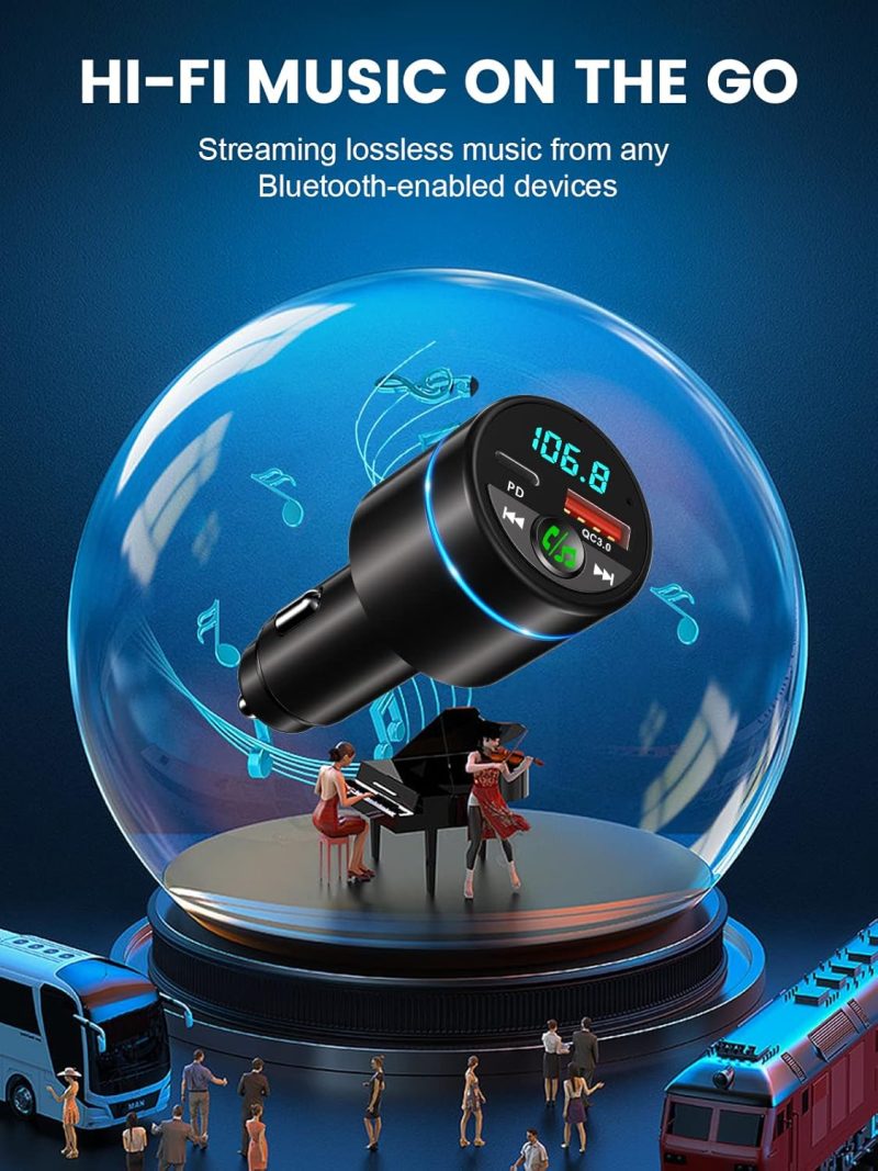 Fm Transmitter For Car Bluetooth 5.3 - Image 4