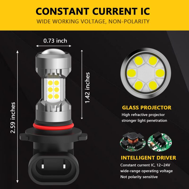 Phinlion 9006 Hb4 Led Fog Light Bulbs - Image 4