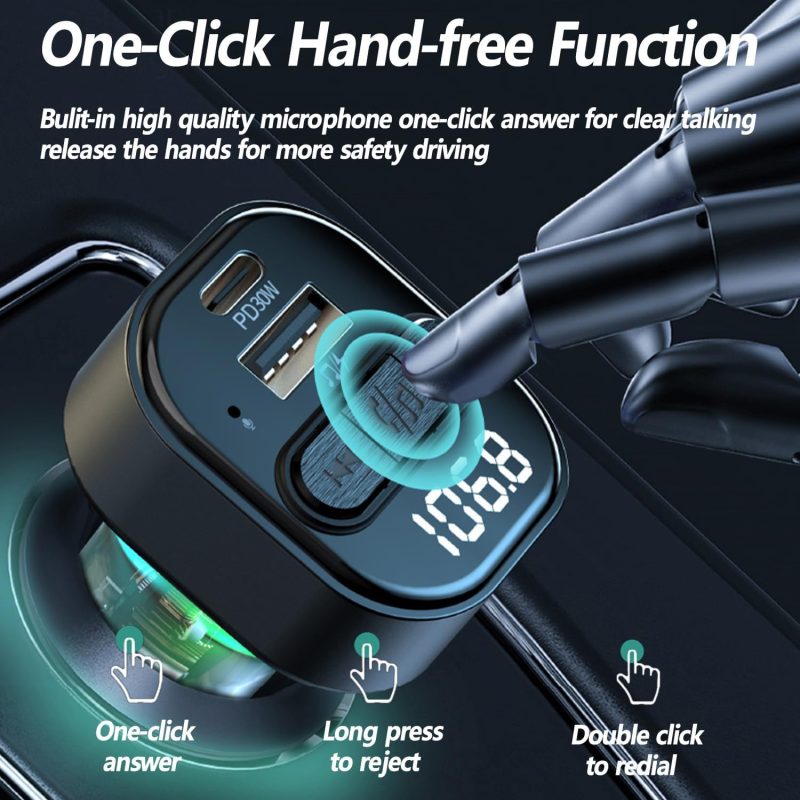 Bluetooth 5.3 Fm Transmitter For Car - Image 5