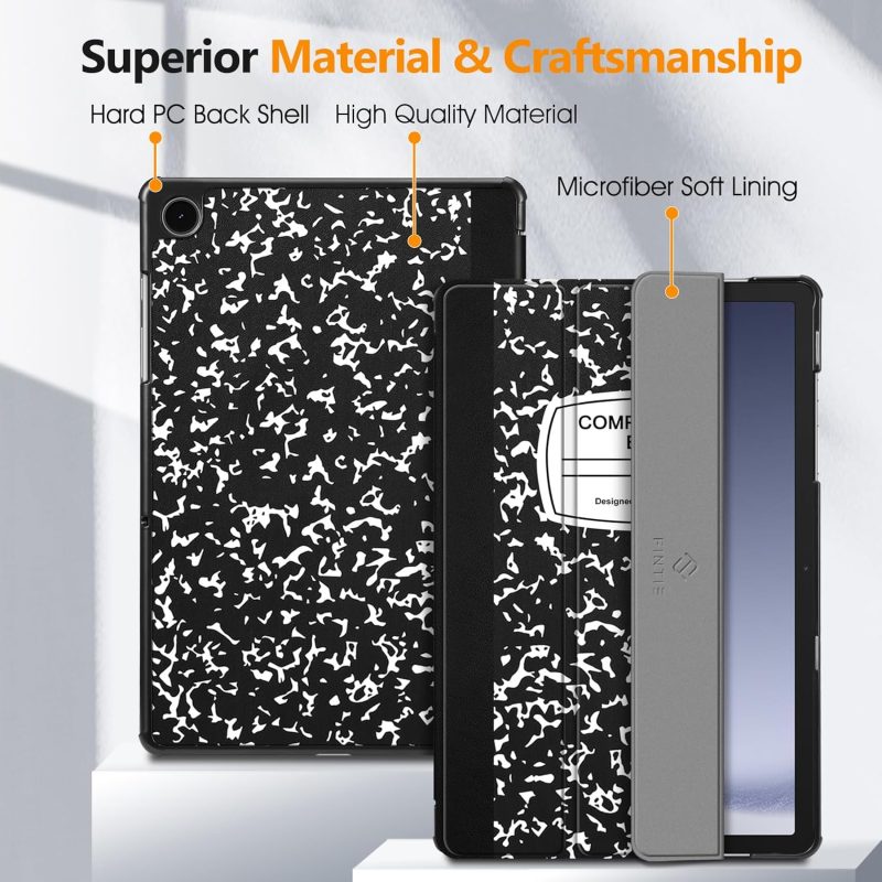 2023 Fintie Slim Case for Samsung Galaxy Tab A9 Plus/A9+ 5G 11 Inch 2023 Model (SM-X210/X216/X218) Ultra Thin Lightweight Hard Back Shell Tri-Fold Stand Cover with Auto Wake/Sleep Composition Book - Image 6