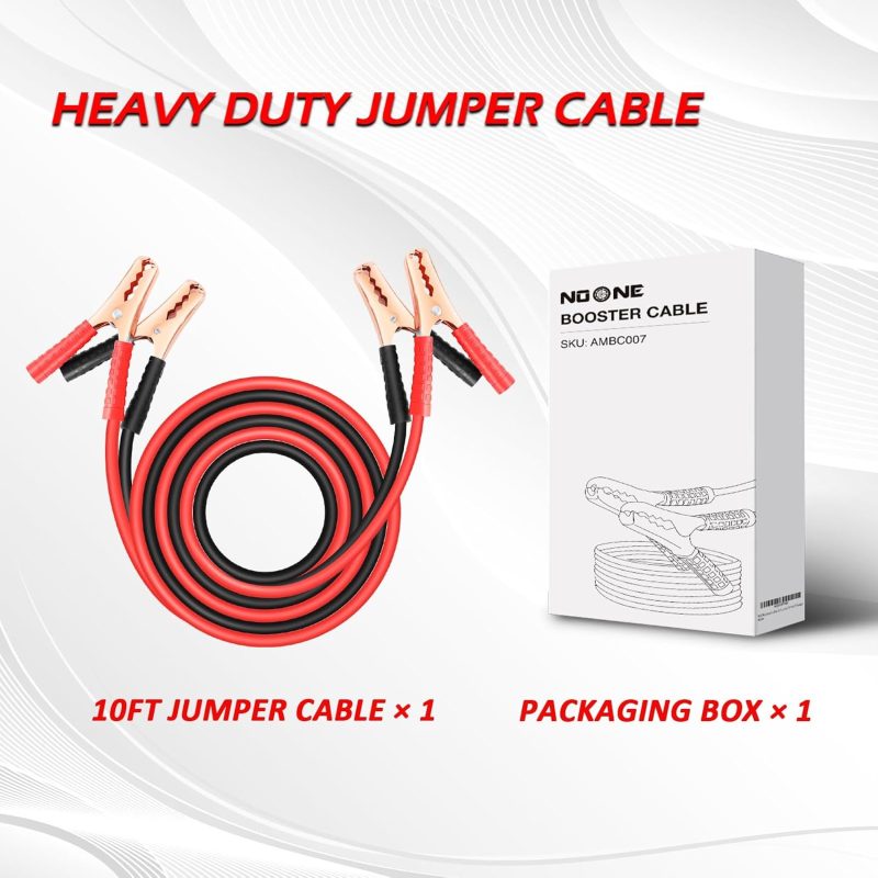 Noone Jumper Cables For Car Battery - Image 6