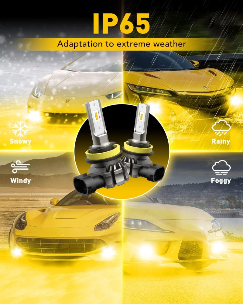 Auxito H11/H8/H16 Led Fog Light Bulbs Or Drl - Image 6
