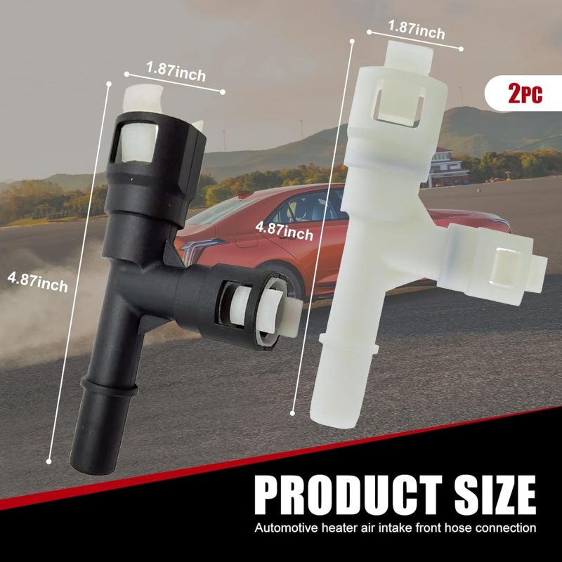 2 Pcs Car Heater Inlet Hose Joint - Image 2