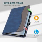 S10 Fintie Case for Samsung Galaxy Tab S10 Lite/ S10 FE/ S9 FE 5G 10.9 Inch/Tab S9 11 Inch with S Pen Holder Multi-Angle Viewing Protective Cover with Pocket Auto Sleep/Wake Denim Indigo - Image 4
