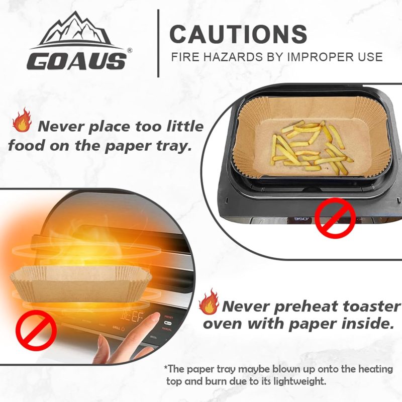 Goaus Parchment Paper Liners 150 Pcs For Ninja Foodi Smart Xl - Image 6