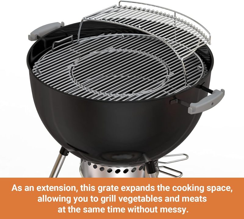 Only Fire Warming Cooking Rack Fits For Charcoal Kettle Grills Like Weber - Image 3