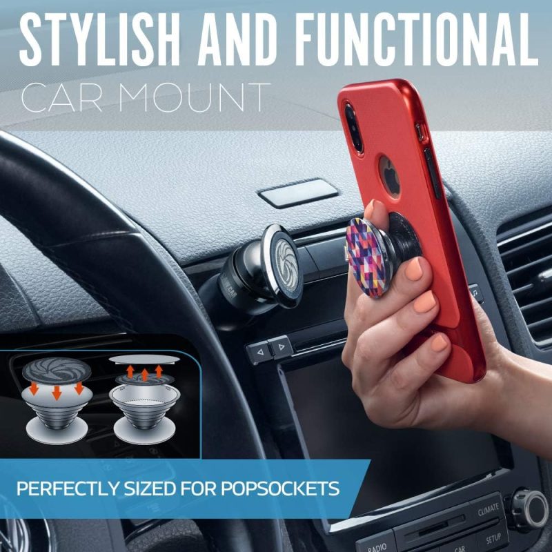 Universal Car Phone Mount Magnetic - All-Metal Car Mount For Smartphone & Gps - Cell Phone Holder For Car Dashboard. +100 To Safeness & Comfort - Image 4