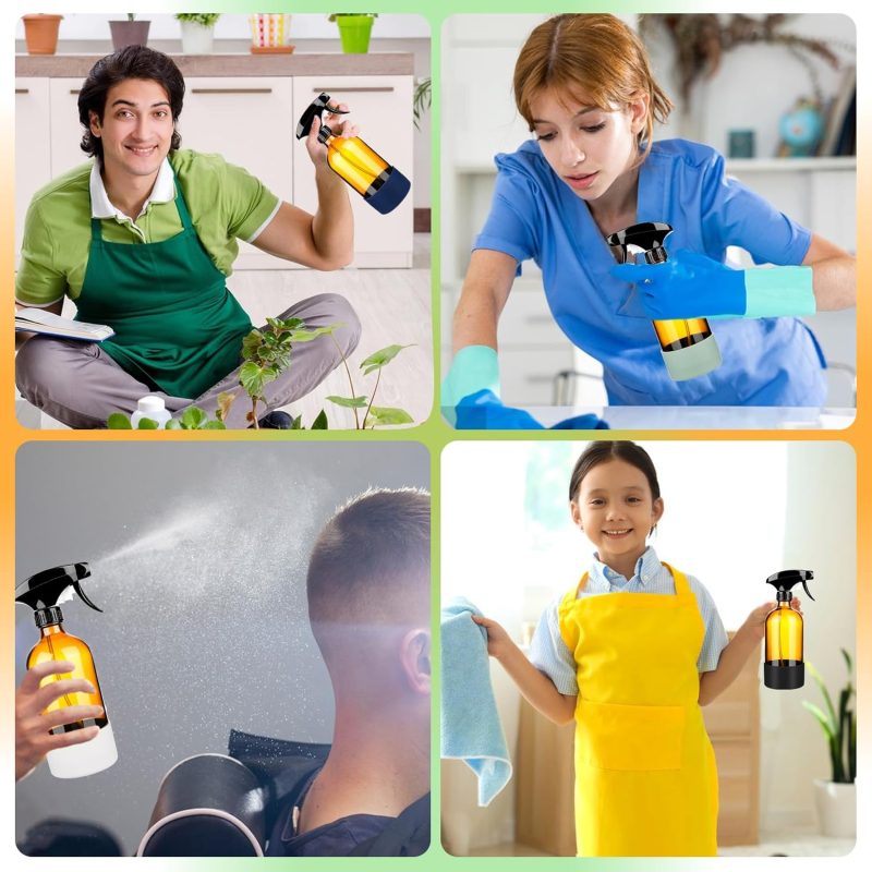 5 Pack/16 Oz Glass Spray Bottles - Image 6