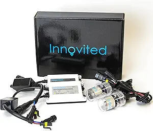 Innovited 9005 6000K Hid Xenon Bulb X 1 Pair Bundle With 2 X 55W Platinum Digital Ballast (Diamond White)