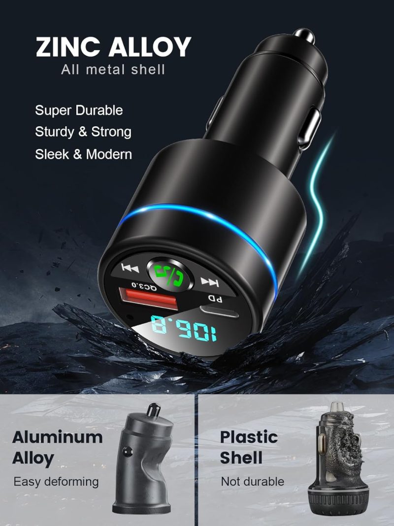 Fm Transmitter For Car Bluetooth 5.3 - Image 2