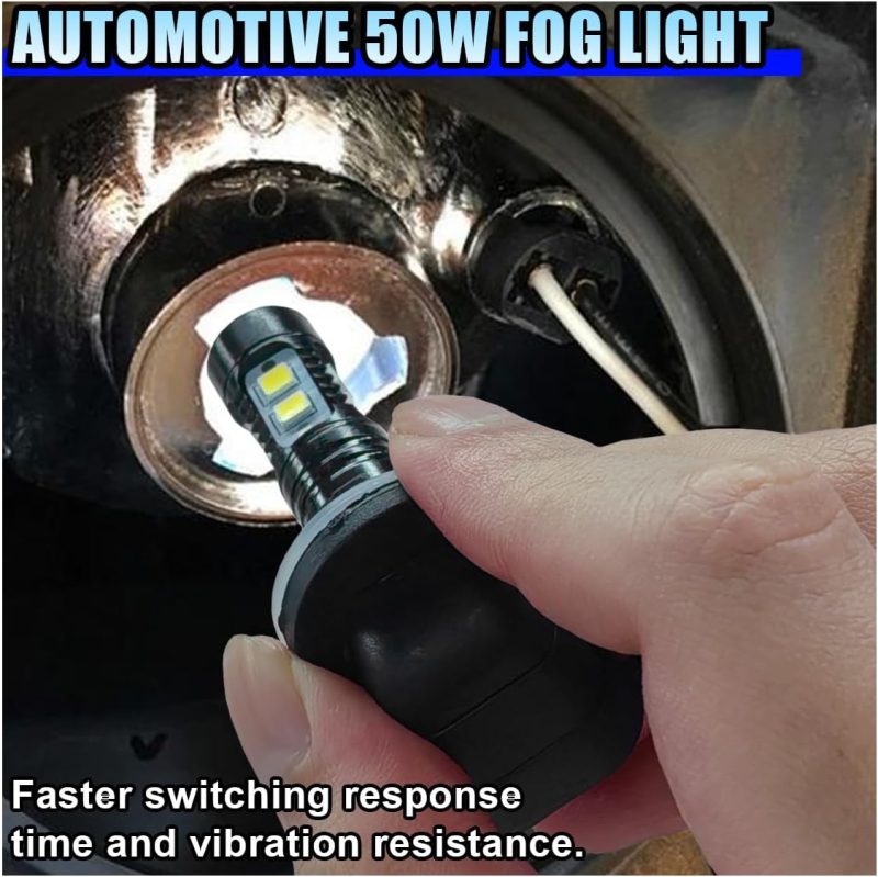 2Pcs Bright 50W 881 Led Fog Light Bulbs - Image 3