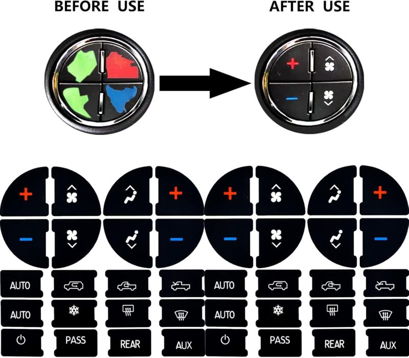 2 Packs Ac Dash Button Repair Kit -Compatible With Chevy - Image 2