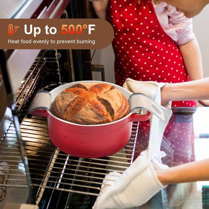 3 Pcs Silicone Bread Sling For Dutch Oven Liners - Image 5