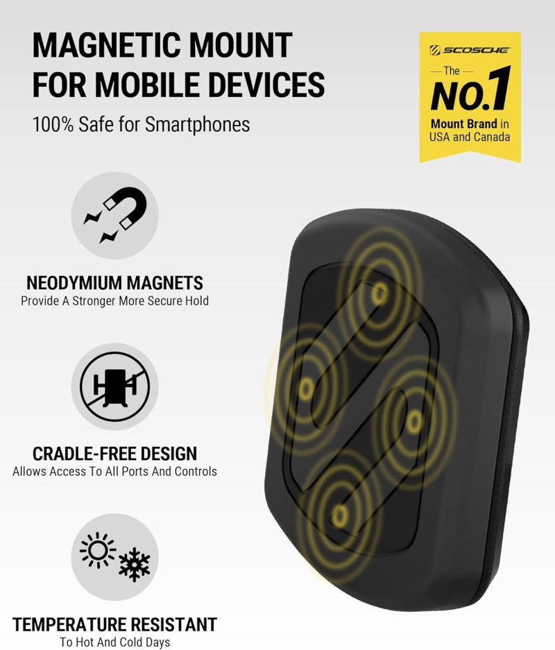 Scosche Magdmb Magicmount Magnetic Phone Mount For Car - Image 2