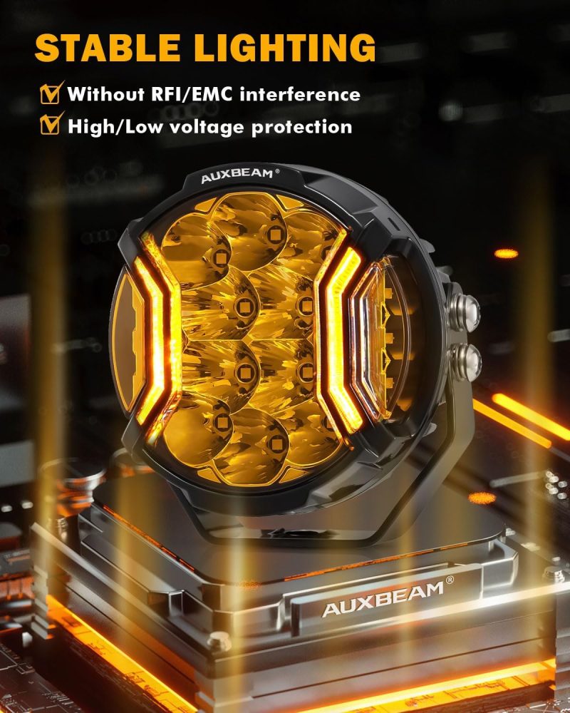 Auxbeam V-Ultra Series Led Round Light Pods - Image 6