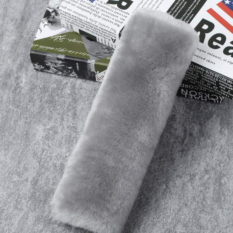 Authentic Sheepskin Car Seat Belt Pad - Image 4