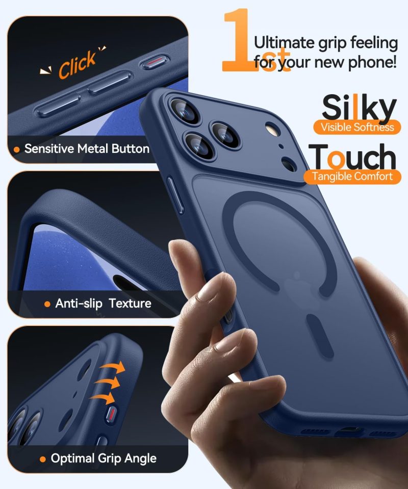 MAGNETIC CANSHN Magnetic Compatible with iPhone 17 Pro Case Upgraded Shockproof Protective Phone... - Image 4