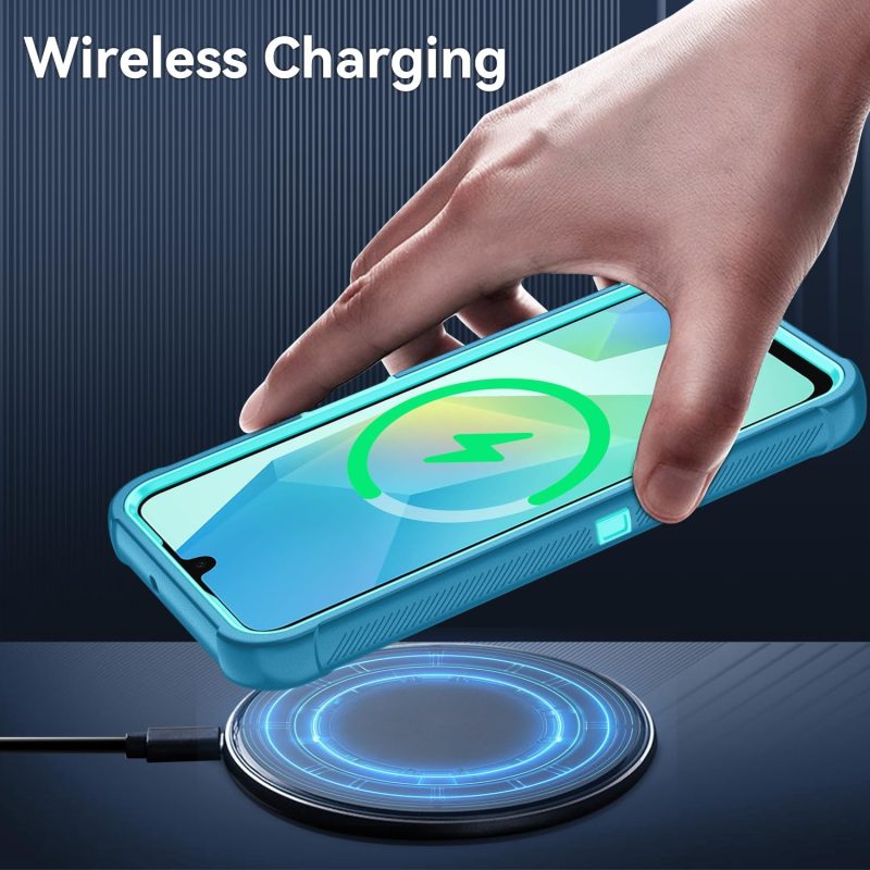 A16 Hybrid Protective Case for Galaxy A16 5G - Bluish Blue/Green - Image 5