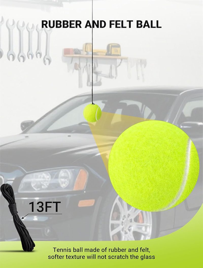 2-Packs Tennis Ball Garage Parking Aid With Non-Elastic String - Image 3